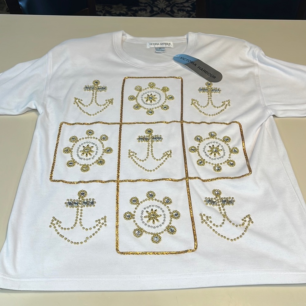 Vintage Victoria Harbour Nautical NWT, XL